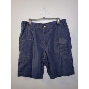 5.11 Tactical Shorts Men's 34 Navy Blue Cargo Taclite‎ Pro Ripstop Utility 11"